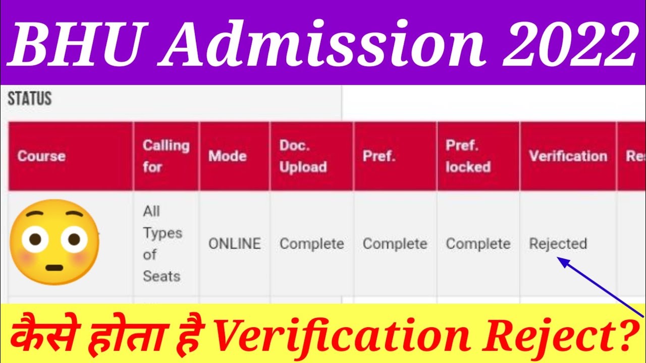 BHU First Round Result 2022?|| कब होगा Verification?||कब आएगा Result?
