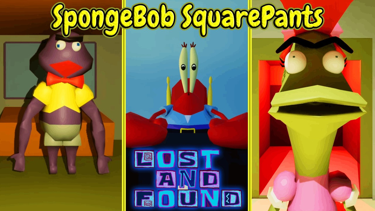 █ Хоррор игра „Губка Боб Квадратные Штаны Lost and Found“ - полное прохождение █