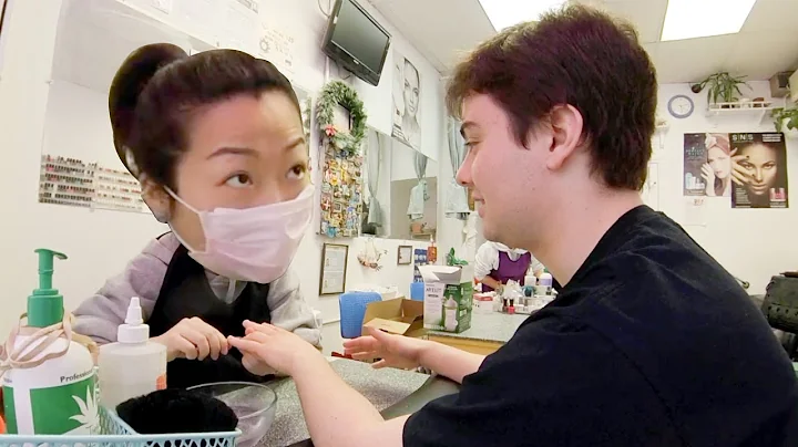 Chinese Speaking White Guys Catch Gossiping Nail Salon Workers Red Handed