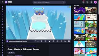 Count Masters  Stickman Games 🕹️ Play on CrazyGames 1 more page   Personal   Microsoft​ Edge 20