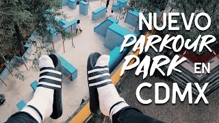 Entrenando en un NUEVO PARQUE de PARKOUR ?