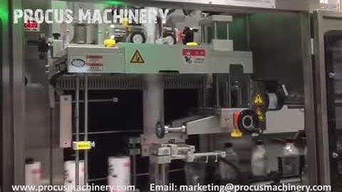 Fully automatic sleeve applicator with steam shrink tunnel for bottled soft drink, sparkling drinks.