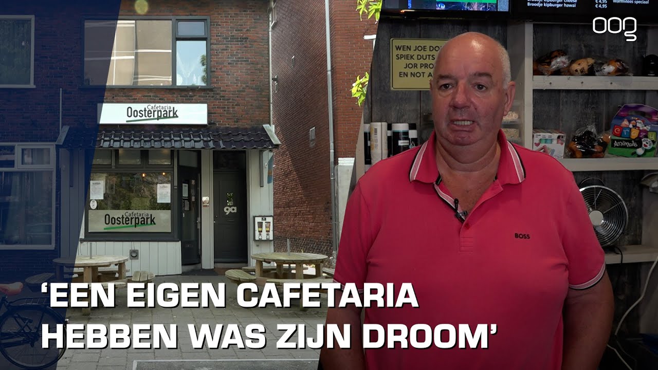 Jordi (28) moet noodgedwongen stoppen met Cafetaria Oosterpark!