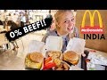 0% BEEF?! What McDonalds in India is Like