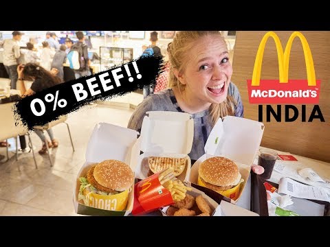 0% BEEF?! What McDonalds in India is Like