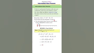 Intermediate Value Theorem Explained Simply | Guaranteed Zero in Between? 🤔 Example 3, Part 1