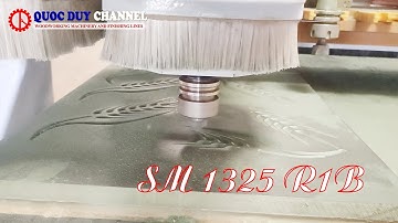 Máy CNC Router Chạy Hoa Văn 1 Đầu Router 1 Cụm Khoan Thay Dao Tự Động Sản Xuất Cabinet | Quốc Duy