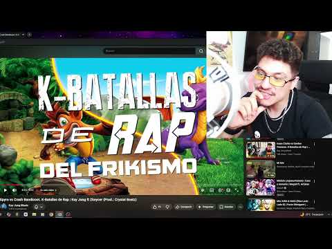 REACCION A 'Spyro vs Crash Bandicoot. K-Batallas de Rap | Kay Jung ft Zkeycer' | SrMecossT