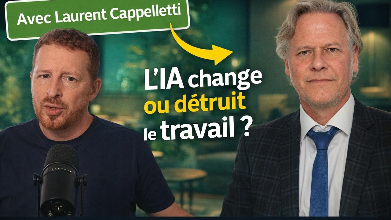 L’IA change, crée ou détruit le travail ? Avec Laurent Cappelletti