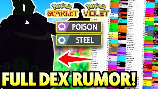 NEW DEX LEAK RUMORS and BRONZONG FORM?! Pokemon Scarlet and Violet Rumor  Update! 