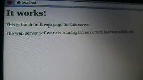 Demostracion del Funcionamiento del Paquete Apache2 (Creacion de un Servidor Web Linux)