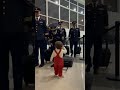 “Toddler Salutes Soldier Dad at Airport 😭🇺🇸” #heartwarming #soldierdad #4k #ytshorts  #army #fbyreel