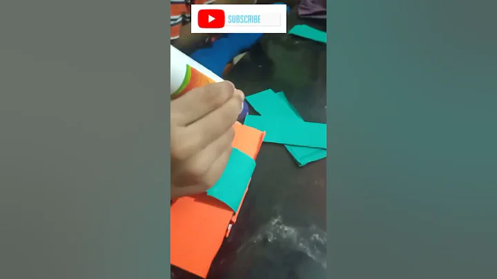 Republic day craft#tricolor garland#shorts #hakeem #kareem #paper crafts ideas for kids