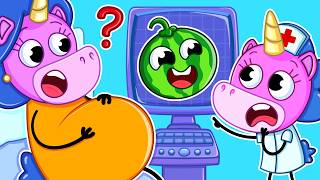 Mama, wat zit er in je buik? 🤔 | Geheim in mama’s buik | Educatieve kinderanimatie | Kleintje Mimi🦄