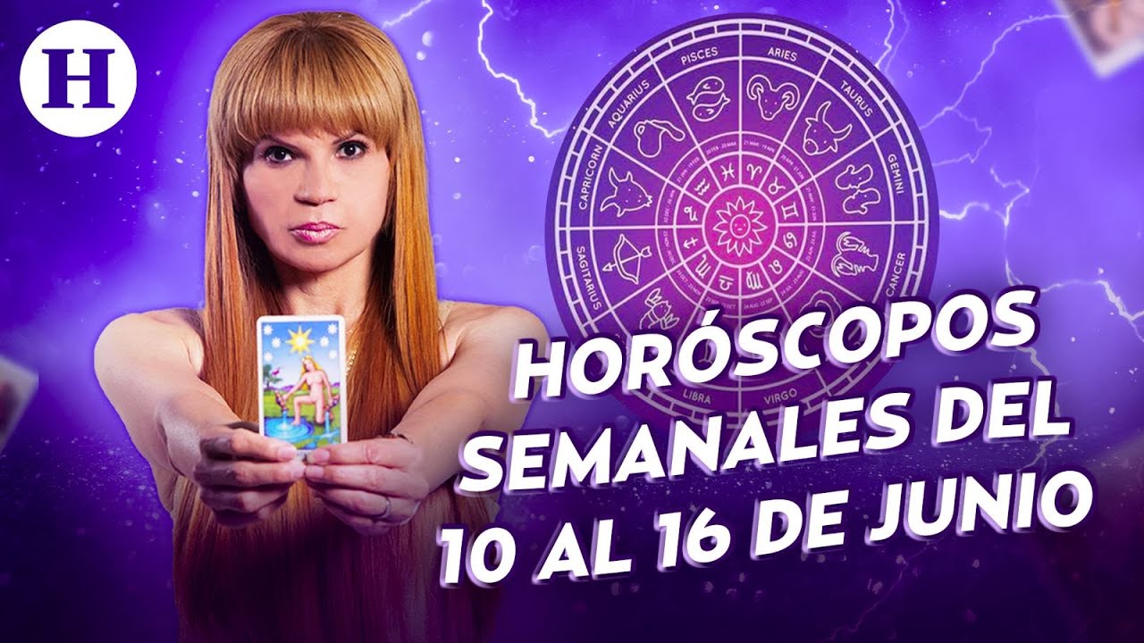 Horóscopos de la semana con Mhoni Vidente del 10 al 16 de junio - YouTube