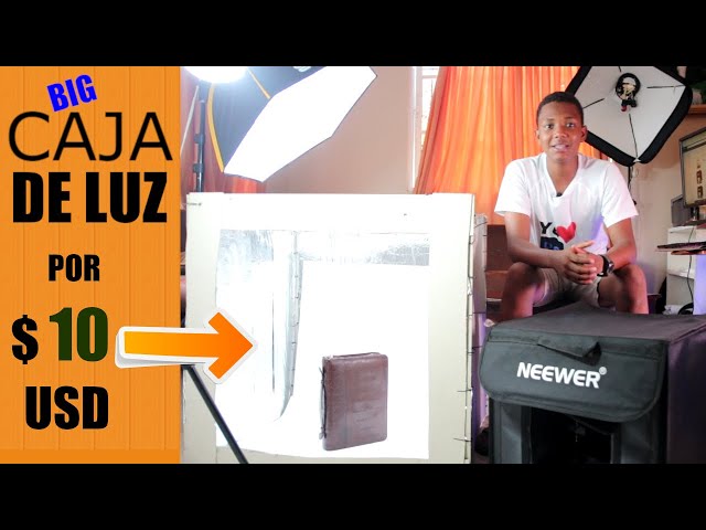 Como hacer una caja de luz y softbox para fotografia de producto✓ 