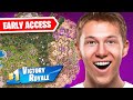 I GOT EARLY ACCESS TO FORTNITE CHAPTER 7 