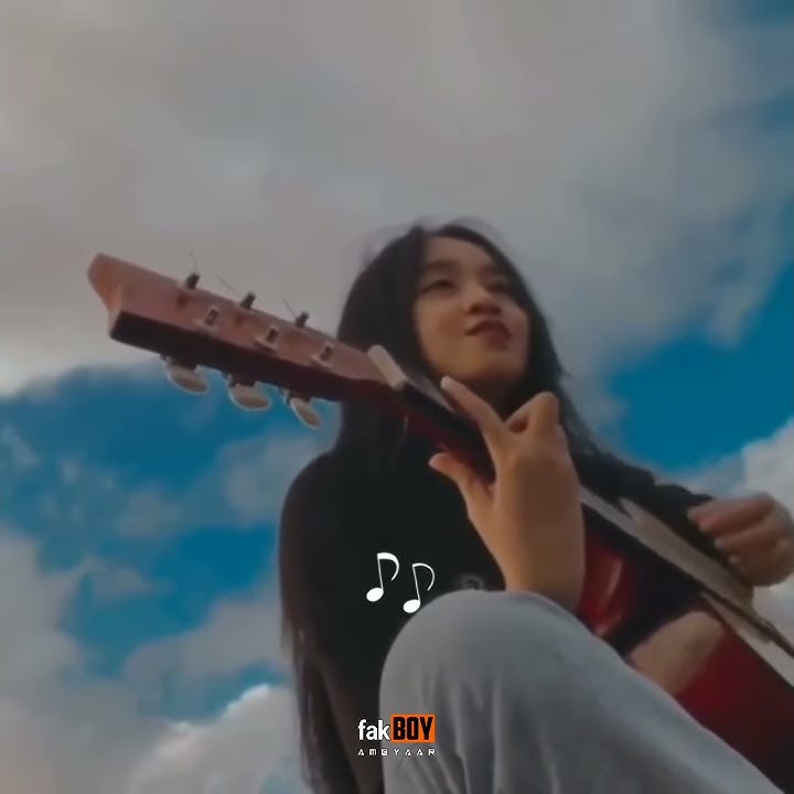 Story WA keren || cewek main gitar