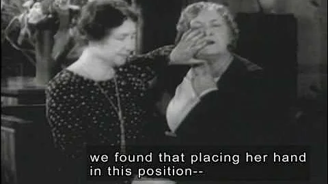 Helen Keller & Anne Sullivan (1928 Newsreel Footage with Open Captions and Audio Description)