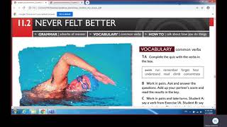 Speak-out Elementary-Unit 11.1/11.2/11.3