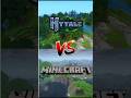 MINECRAFT VS HYTALE #subscribe #like