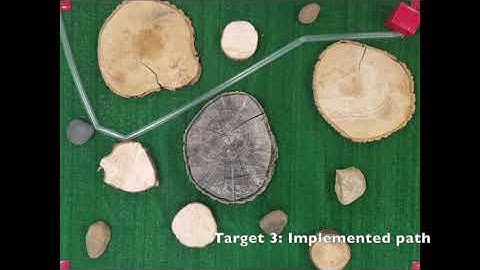 Robust Navigation of a Soft Growing Robot by Exploiting Contact with the Environment