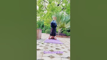 Headstand variations #yoga #yogaeverywhere #yogafitness #fitness #viral #shorts @yoga.dreamer