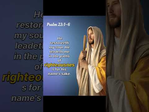 Psalm 23 Will Bring Peace to Your Heart 🙏 | The Lord Is My Shepherd (KJV)