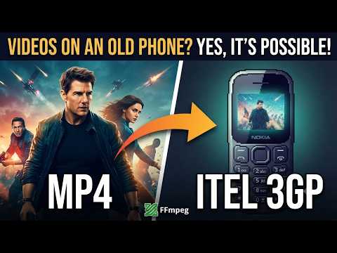 Can You Play Movies on an Old Keypad Phone? (Python + FFmpeg Converter)