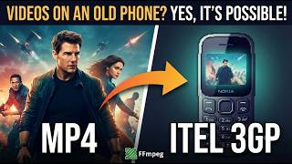 Can You Play Movies on an Old Keypad Phone (Python + FFmpeg Converter)