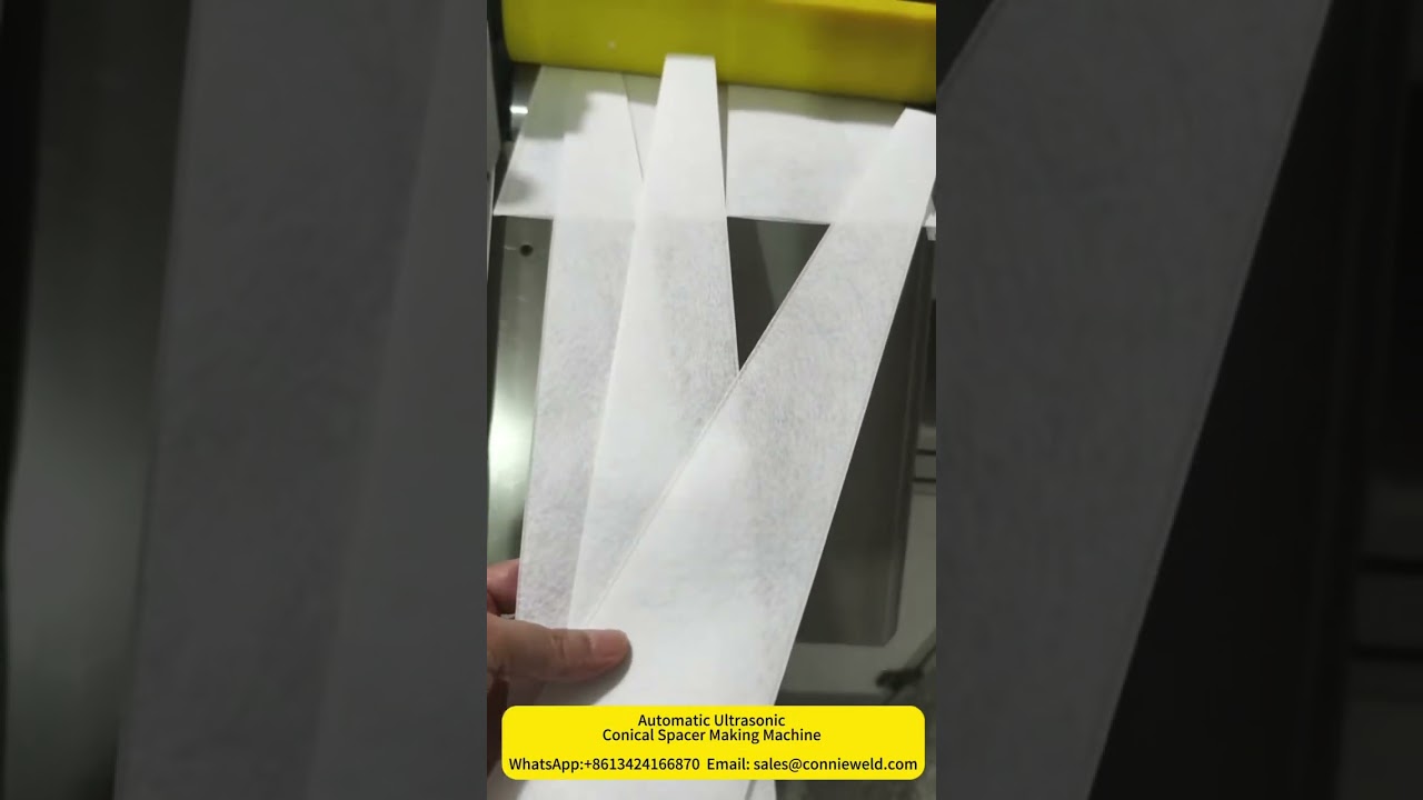 Automatic ultrasonic conical spacer making machine | How to manufacture air pocket spacer #machine