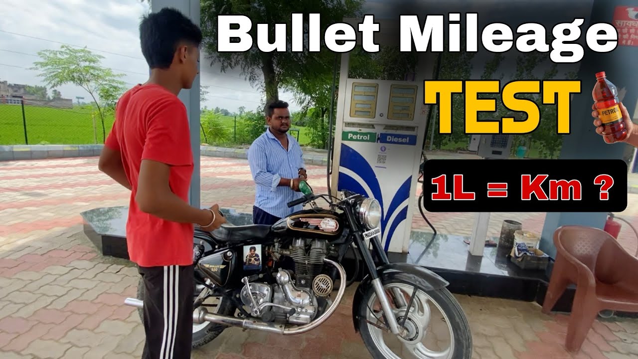 Bullet Mileage Testing !🤯 Shocking Result with 1 Litre!