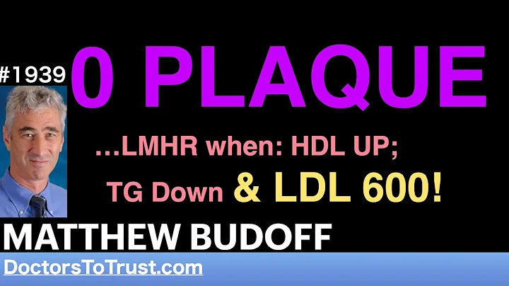 MATTHEW BUDOFF |  0 PLAQUE …LMHR when: HDL UP; TG Down & LDL 600!