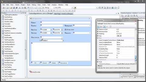 Adding Custom Fields to RadScheduler for WinForms Appointments