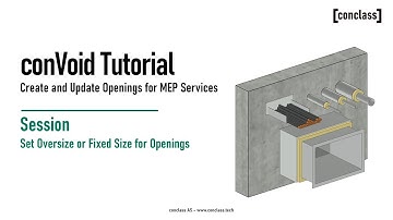 Builders Work Openings with ConVoid: Set Oversize or Fixed Size for Selected Openings Session 11/12