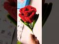 Easiest DIY Pipe Cleaner Rose 🌹 Beginner Tutorial #Shorts #DIYRose #PipeCleanerFlowers