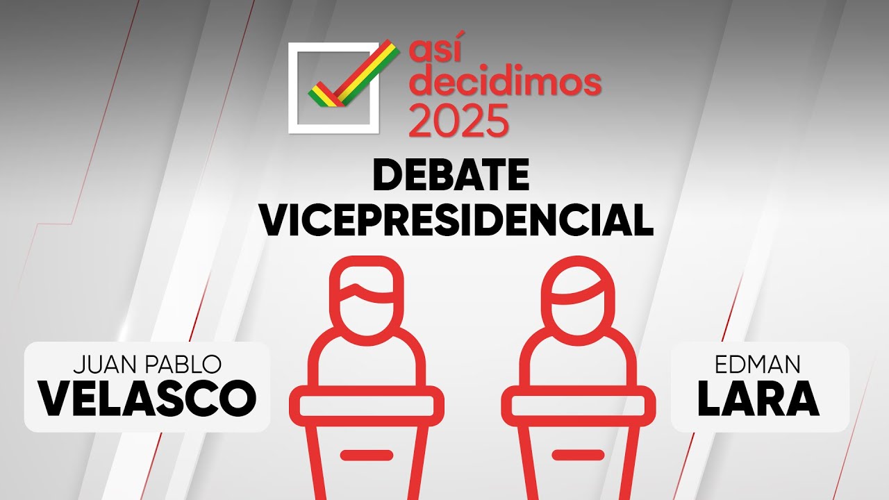 ASÍ DECIDIMOS: Debate vicepresidencial