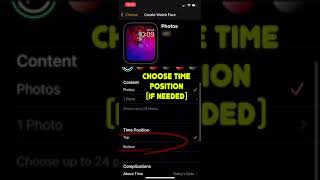 How to set Watch Faces on your Apple Watch and change time position screenshot 2