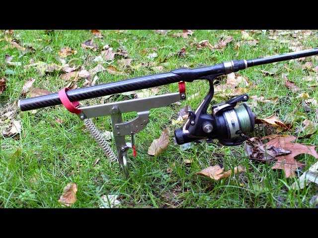 Automatic Spring Fishing Rod Holder With Hook Setter Adjustable