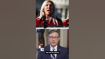 Johnson responds to MTG breaking with GOP over shutdown