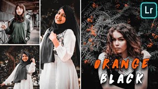 Black and orange tone lightroom photo editing tutorialpreset download free screenshot 5