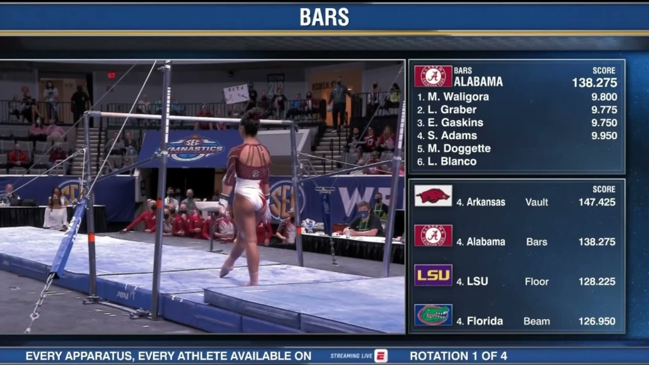 Luisa Blanco (Alabama) Bars 2021 SEC Championships 9.95