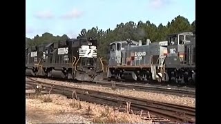 JACKSONVILLE TRAINS PART 3 DEC 30, 1990 CSXNORFOLK SOUTHERN AMTRAK with BONUS 1992 AUTO TRAIN!!