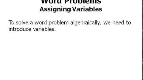 GRE Preparation l Tips and tricks l Assigning Variables