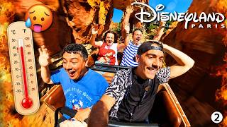 🥵What a HOT day at Disneyland Paris is like | with @LandsofWonder | Vlog (2/2)