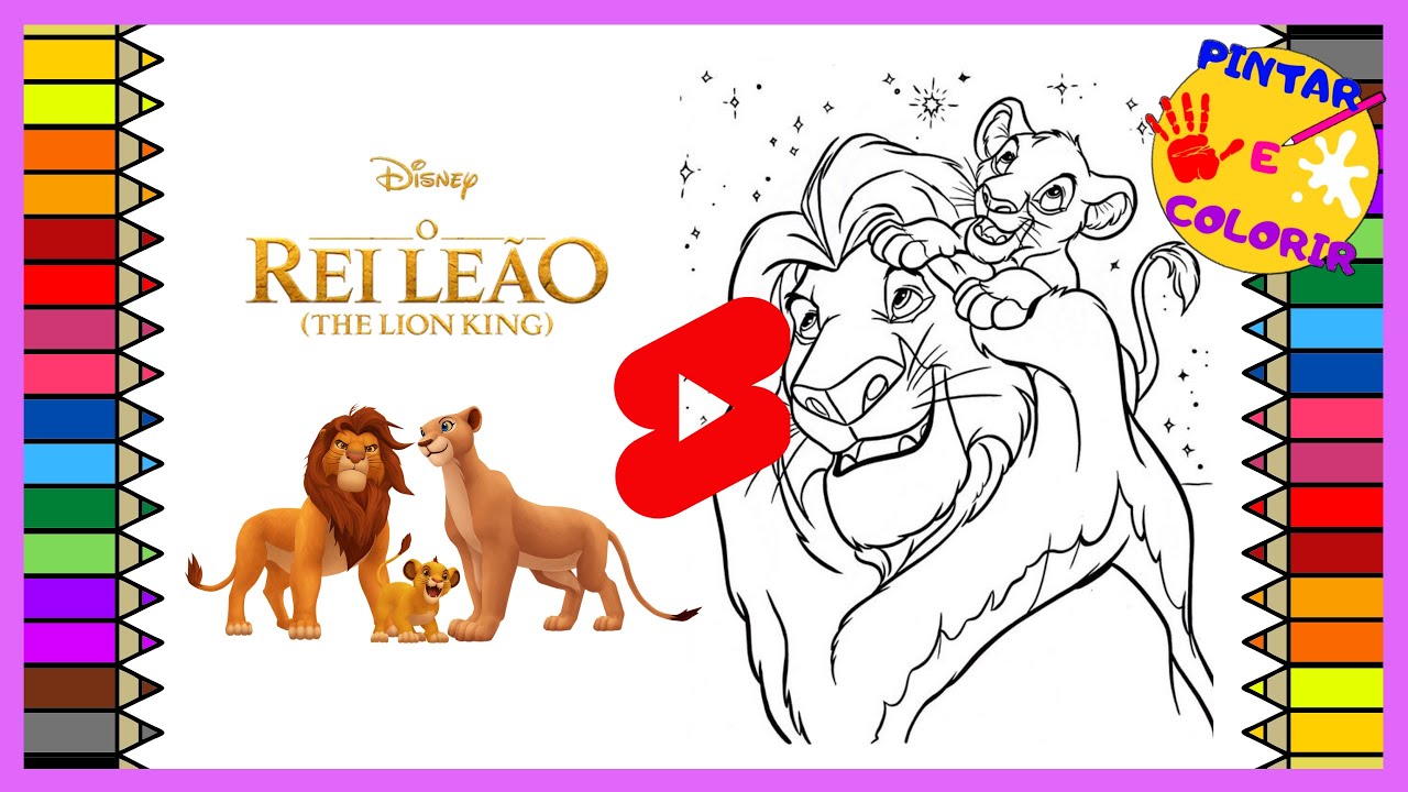 Disney - Vamos colorir - O Rei Leão