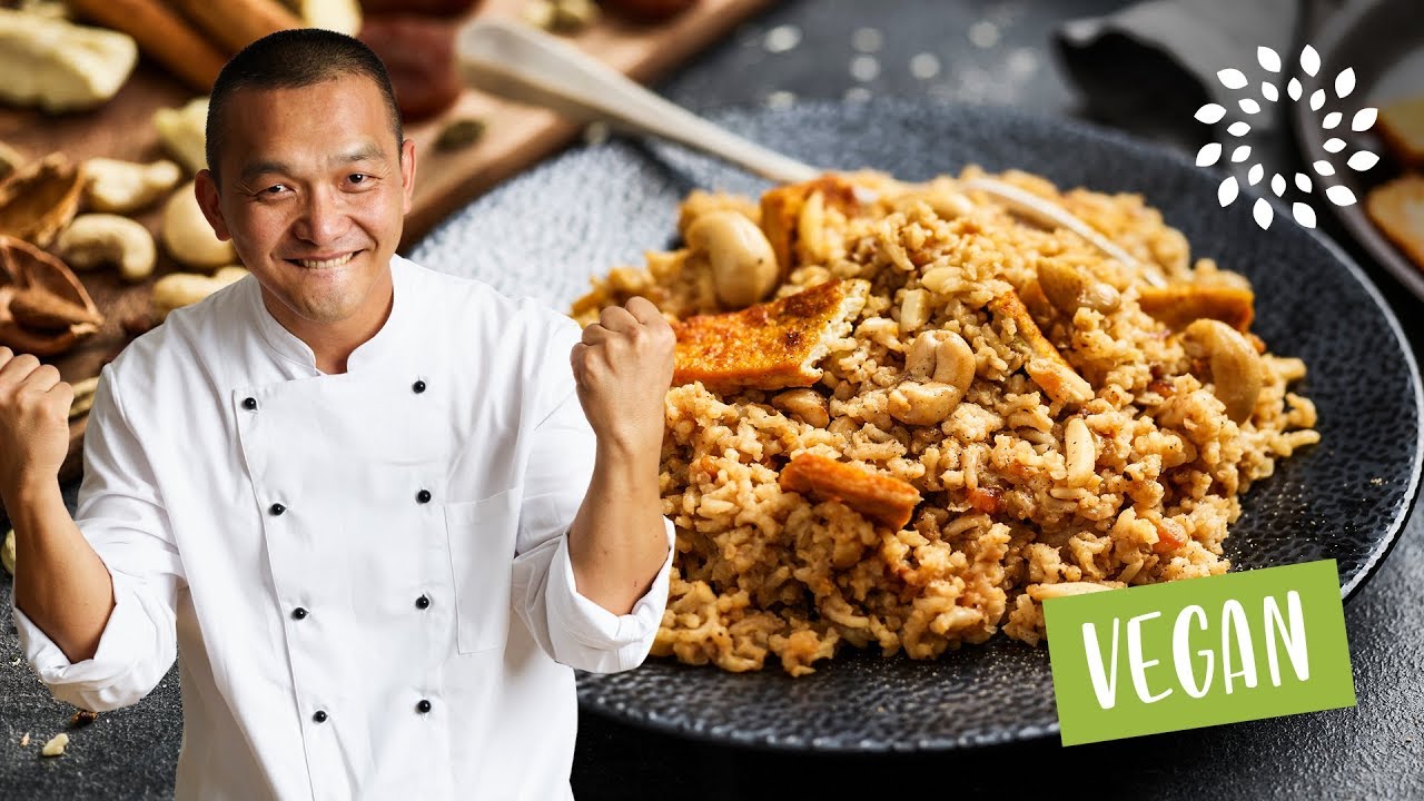Gewürzreis mit Tofu [Rezept] - Vegan