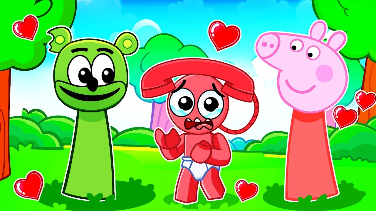 Adopted By CARTOON SPRUNKI FAMILY in Roblox!