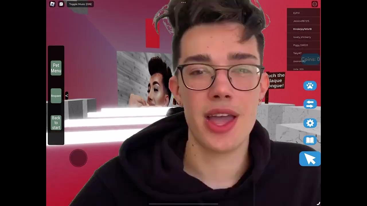 Weird james charles roblox game YouTube