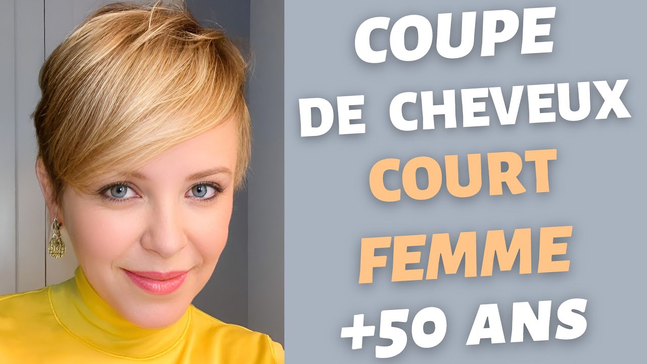 COUPE DE CHEVEUX COURT FEMME 50 ANS ET PLUS - ANNE BLANC - YouTube